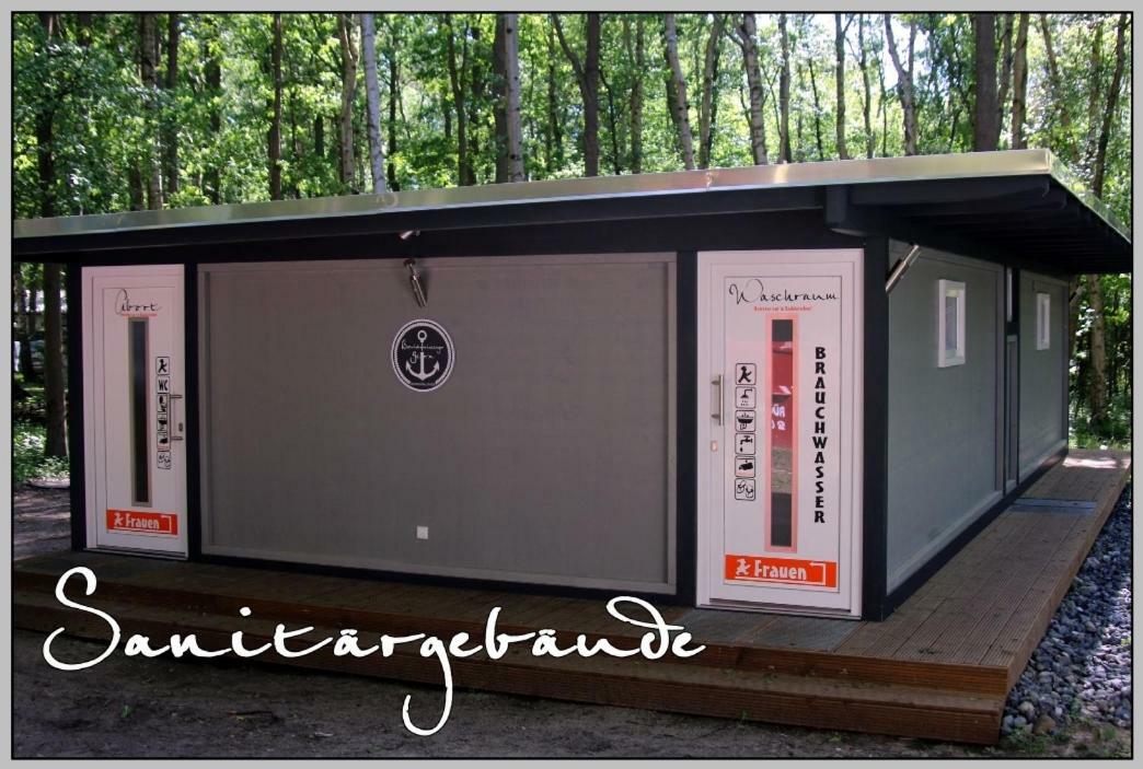 DDR Wohnwagen direkt am Strand Dranske Exterior foto